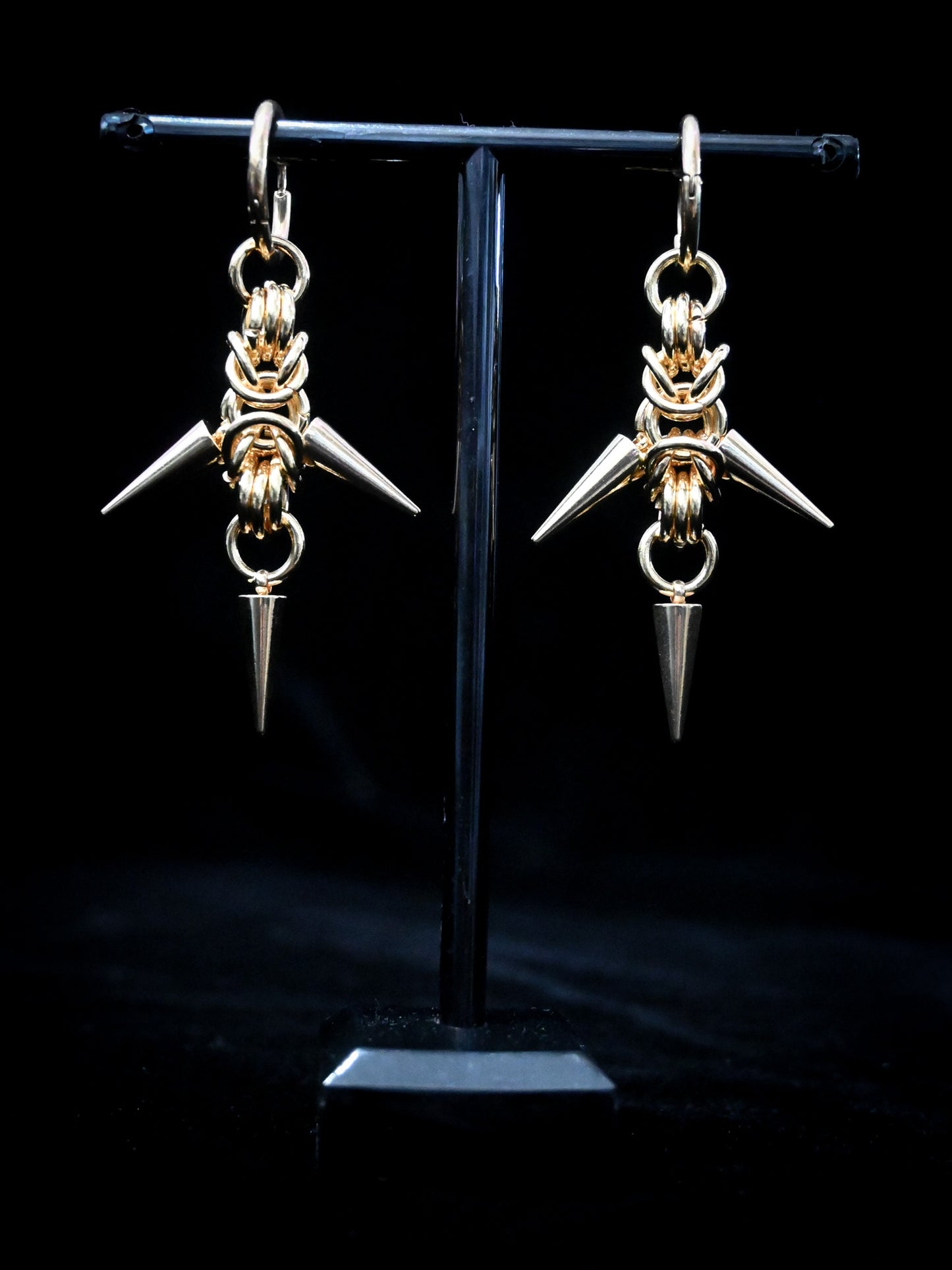 Gorgon Earrings Gold