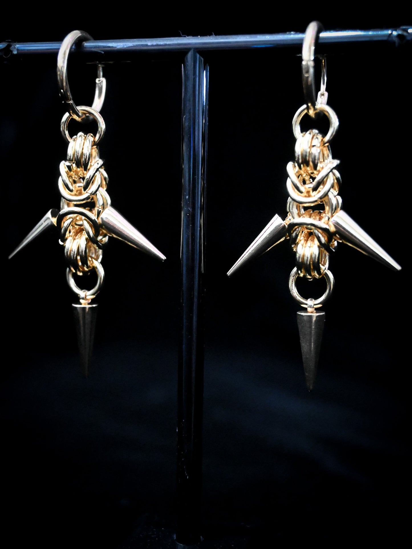 Gorgon Earrings Gold
